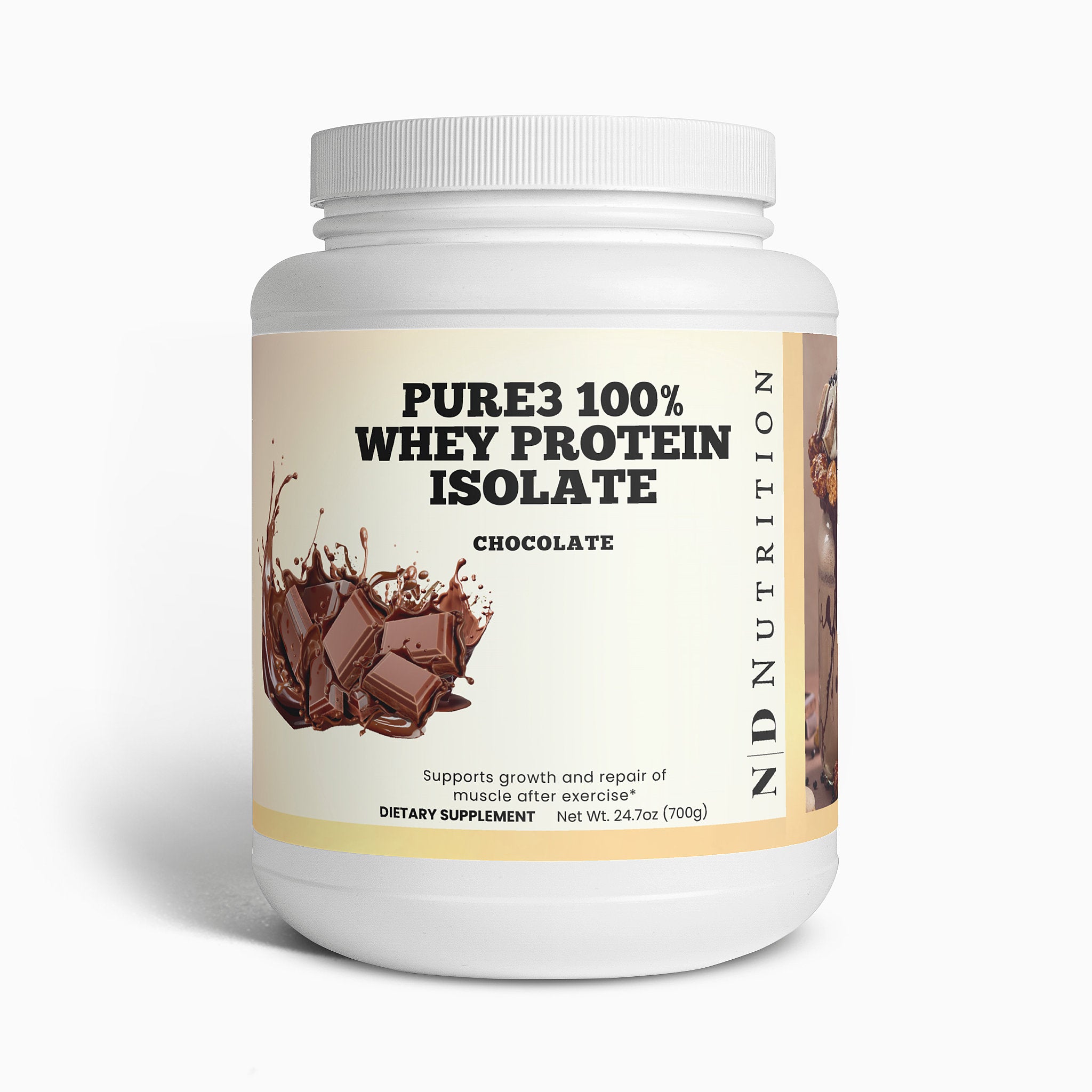 Pure3 100% Whey Protein Isolate (Chocolate)